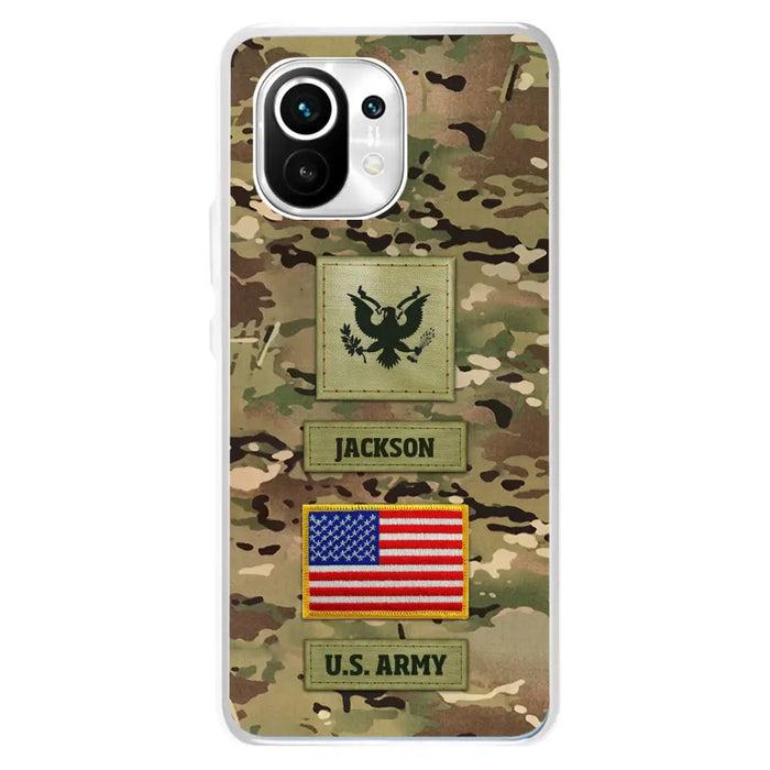 Custom Personalized Veteran Phone Case - Father's Day Gift for Veteran - Case for Xiaomi/Huawei/Oppo