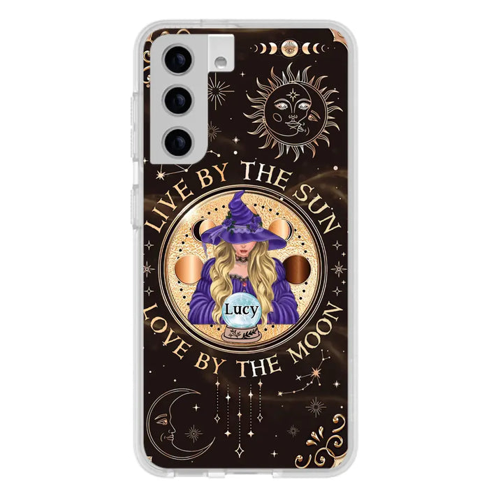 Custom Personalized Witch Phone Case - Halloween Gift Idea For Friend - Only Good May Enter Here - Case for iPhone/Samsung