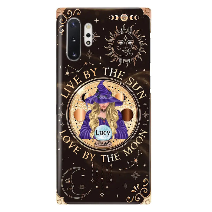 Custom Personalized Witch Phone Case - Halloween Gift Idea For Friend - Only Good May Enter Here - Case for iPhone/Samsung