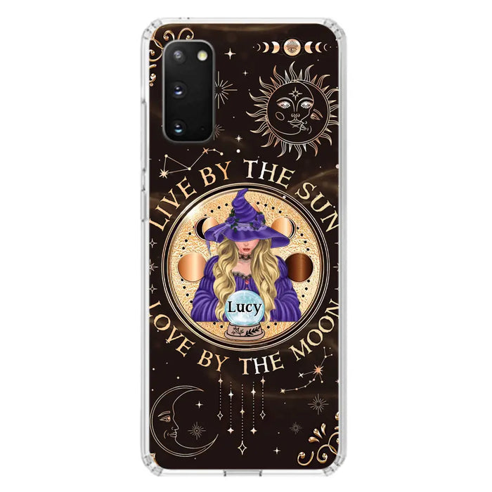 Custom Personalized Witch Phone Case - Halloween Gift Idea For Friend - Only Good May Enter Here - Case for iPhone/Samsung