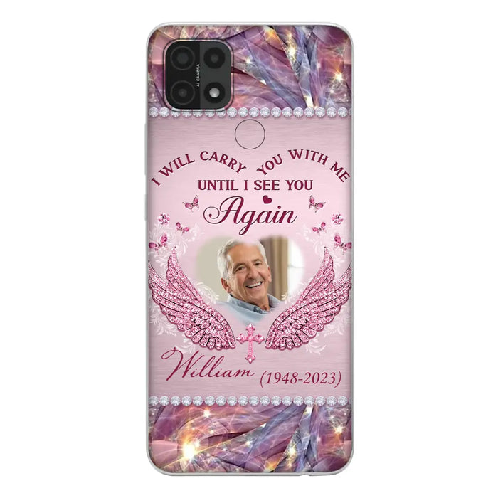 Custom Personalized Memorial Phone Case - Upload Photo - Memorial Gift Idea For Family Member - Until I See You Again - Case For Xiaomi/ Oppo/ Huawei