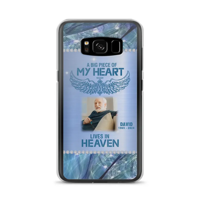 Custom Personalized Memorial Photo Phone Case - Upload Photo - Memorial Gift For Family Member - Never Walk Alone - Case For iPhone/ Samsung