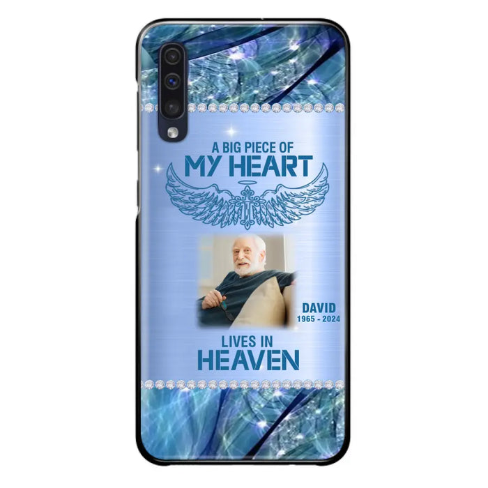 Custom Personalized Memorial Photo Phone Case - Upload Photo - Memorial Gift For Family Member - Never Walk Alone - Case For iPhone/ Samsung