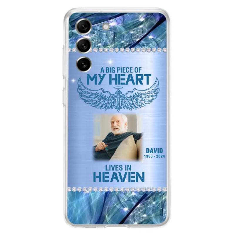 Custom Personalized Memorial Photo Phone Case - Upload Photo - Memorial Gift For Family Member - Never Walk Alone - Case For iPhone/ Samsung