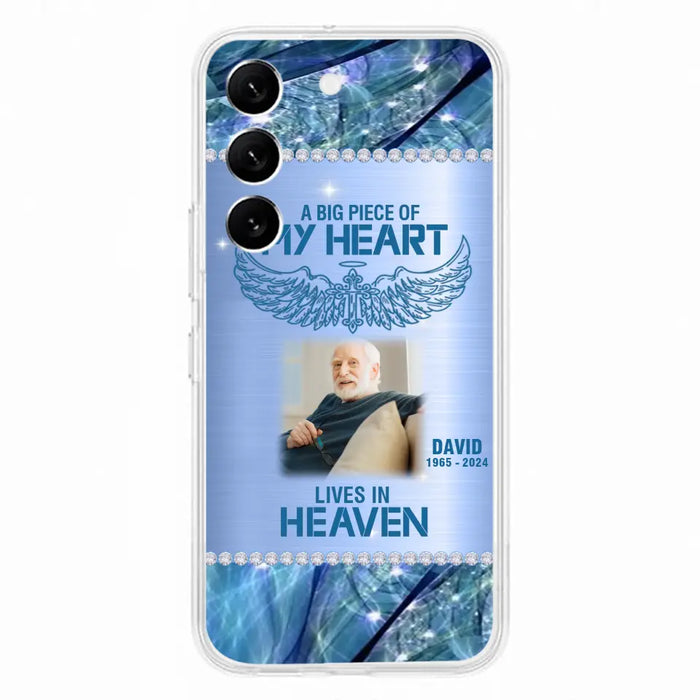 Custom Personalized Memorial Photo Phone Case - Upload Photo - Memorial Gift For Family Member - Never Walk Alone - Case For iPhone/ Samsung