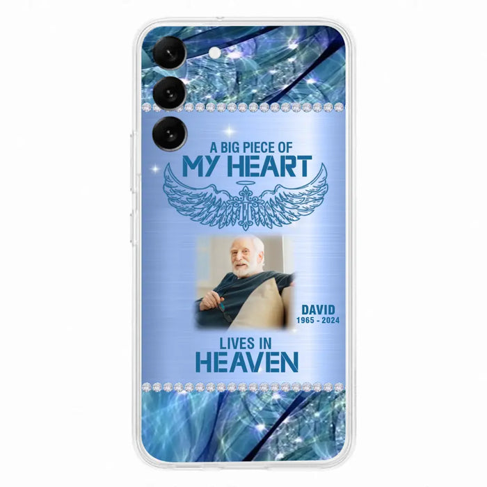 Custom Personalized Memorial Photo Phone Case - Upload Photo - Memorial Gift For Family Member - Never Walk Alone - Case For iPhone/ Samsung