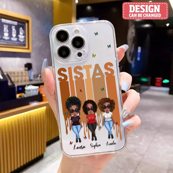 Personalized Best Friends Phone Case - Up to 5 Girls - Gift Idea For Sisters/Besties - Case For iPhone/Samsung