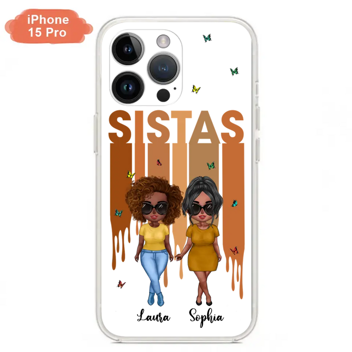 Personalized Best Friends Phone Case - Up to 5 Girls - Gift Idea For Sisters/Besties - Case For iPhone/Samsung