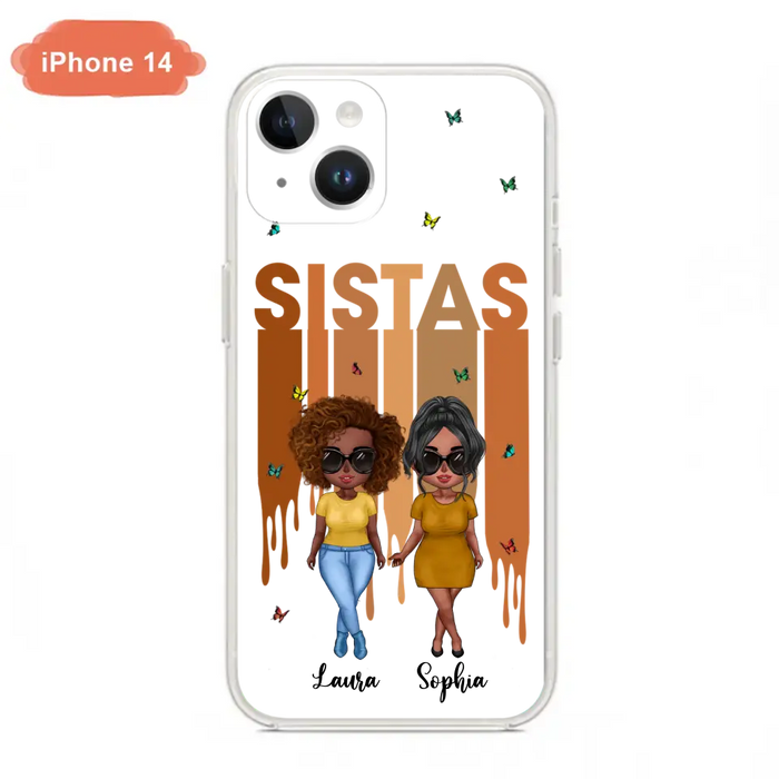 Personalized Best Friends Phone Case - Up to 5 Girls - Gift Idea For Sisters/Besties - Case For iPhone/Samsung