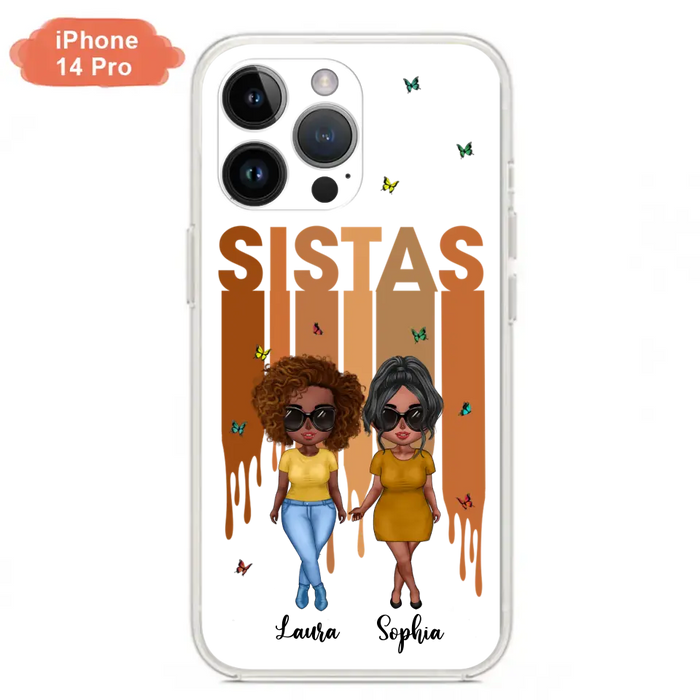 Personalized Best Friends Phone Case - Up to 5 Girls - Gift Idea For Sisters/Besties - Case For iPhone/Samsung