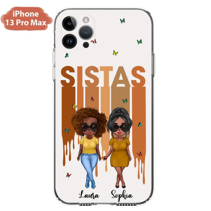 Personalized Best Friends Phone Case - Up to 5 Girls - Gift Idea For Sisters/Besties - Case For iPhone/Samsung