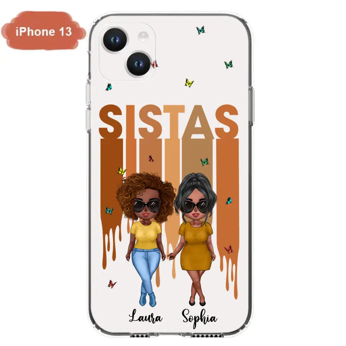 Personalized Best Friends Phone Case - Up to 5 Girls - Gift Idea For Sisters/Besties - Case For iPhone/Samsung