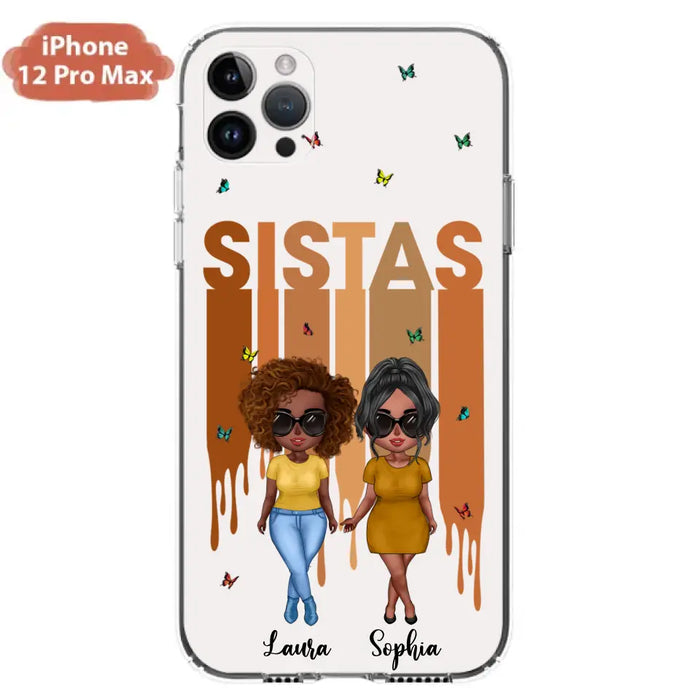 Personalized Best Friends Phone Case - Up to 5 Girls - Gift Idea For Sisters/Besties - Case For iPhone/Samsung
