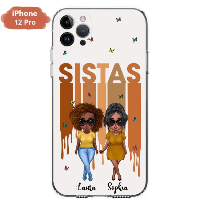 Personalized Best Friends Phone Case - Up to 5 Girls - Gift Idea For Sisters/Besties - Case For iPhone/Samsung