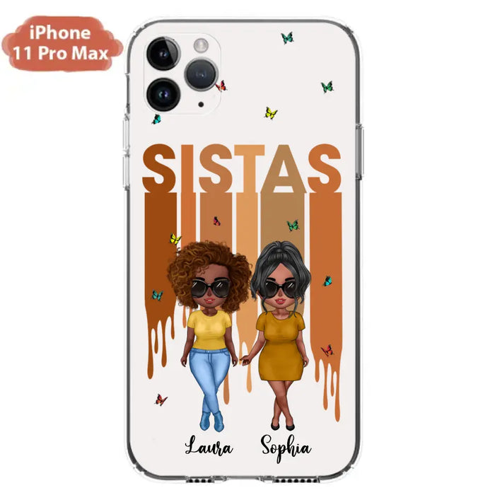 Personalized Best Friends Phone Case - Up to 5 Girls - Gift Idea For Sisters/Besties - Case For iPhone/Samsung