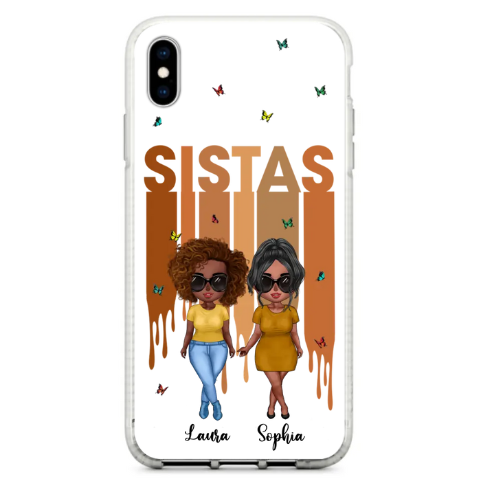 Personalized Best Friends Phone Case - Up to 5 Girls - Gift Idea For Sisters/Besties - Case For iPhone/Samsung