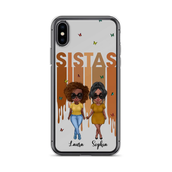 Personalized Best Friends Phone Case - Up to 5 Girls - Gift Idea For Sisters/Besties - Case For iPhone/Samsung