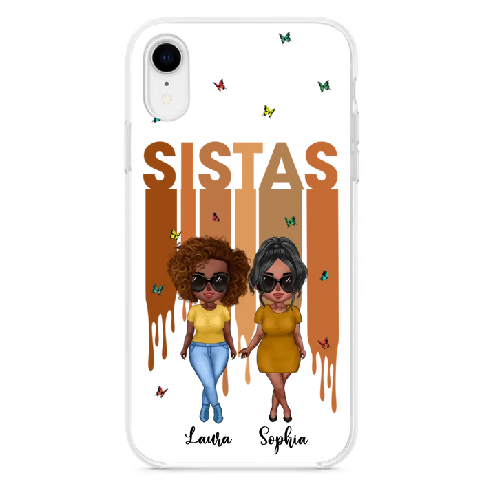 Personalized Best Friends Phone Case - Up to 5 Girls - Gift Idea For Sisters/Besties - Case For iPhone/Samsung