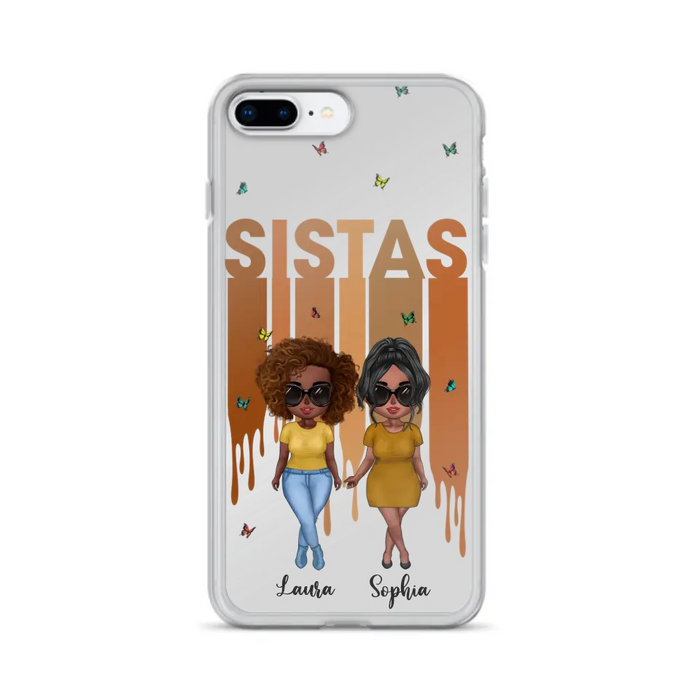 Personalized Best Friends Phone Case - Up to 5 Girls - Gift Idea For Sisters/Besties - Case For iPhone/Samsung