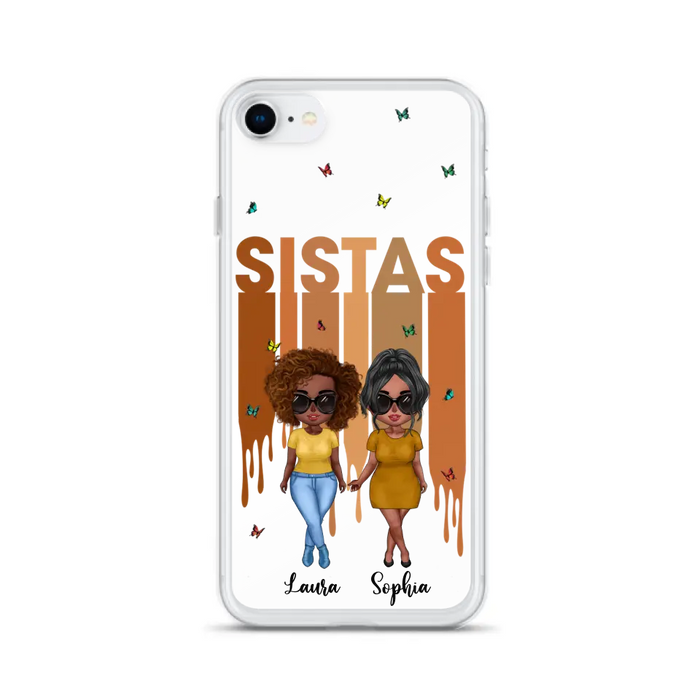 Personalized Best Friends Phone Case - Up to 5 Girls - Gift Idea For Sisters/Besties - Case For iPhone/Samsung
