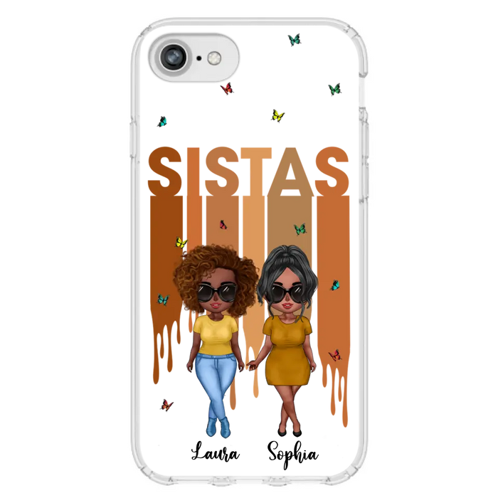 Personalized Best Friends Phone Case - Up to 5 Girls - Gift Idea For Sisters/Besties - Case For iPhone/Samsung