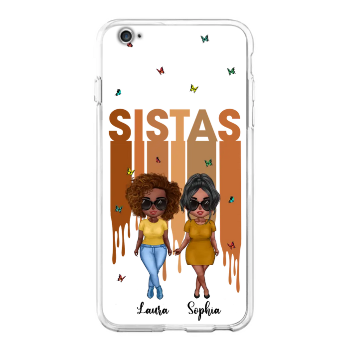 Personalized Best Friends Phone Case - Up to 5 Girls - Gift Idea For Sisters/Besties - Case For iPhone/Samsung
