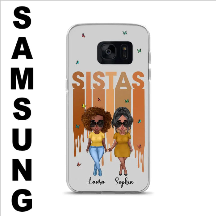 Personalized Best Friends Phone Case - Up to 5 Girls - Gift Idea For Sisters/Besties - Case For iPhone/Samsung