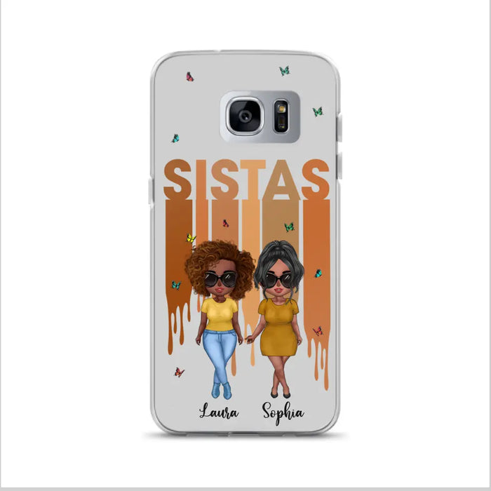 Personalized Best Friends Phone Case - Up to 5 Girls - Gift Idea For Sisters/Besties - Case For iPhone/Samsung