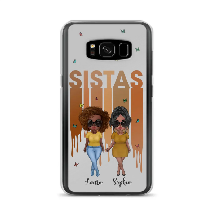 Personalized Best Friends Phone Case - Up to 5 Girls - Gift Idea For Sisters/Besties - Case For iPhone/Samsung