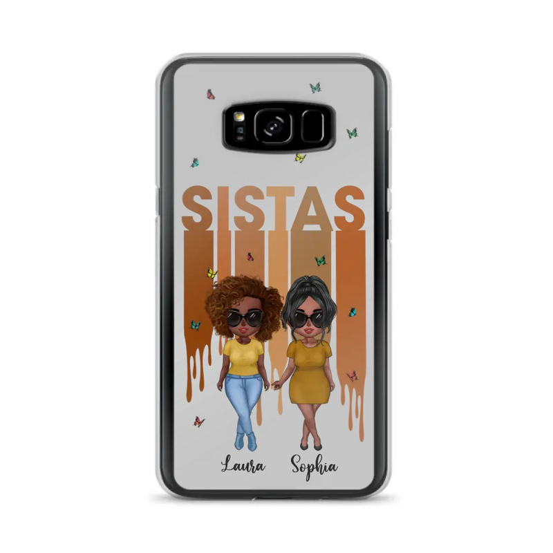 Personalized Best Friends Phone Case - Up to 5 Girls - Gift Idea For Sisters/Besties - Case For iPhone/Samsung