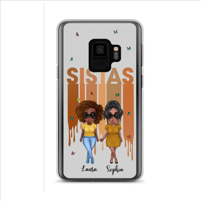 Personalized Best Friends Phone Case - Up to 5 Girls - Gift Idea For Sisters/Besties - Case For iPhone/Samsung