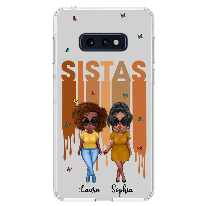 Personalized Best Friends Phone Case - Up to 5 Girls - Gift Idea For Sisters/Besties - Case For iPhone/Samsung