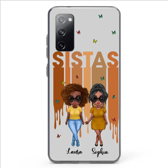 Personalized Best Friends Phone Case - Up to 5 Girls - Gift Idea For Sisters/Besties - Case For iPhone/Samsung