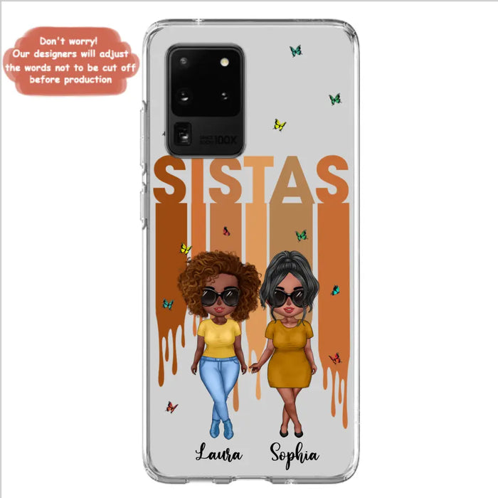 Personalized Best Friends Phone Case - Up to 5 Girls - Gift Idea For Sisters/Besties - Case For iPhone/Samsung