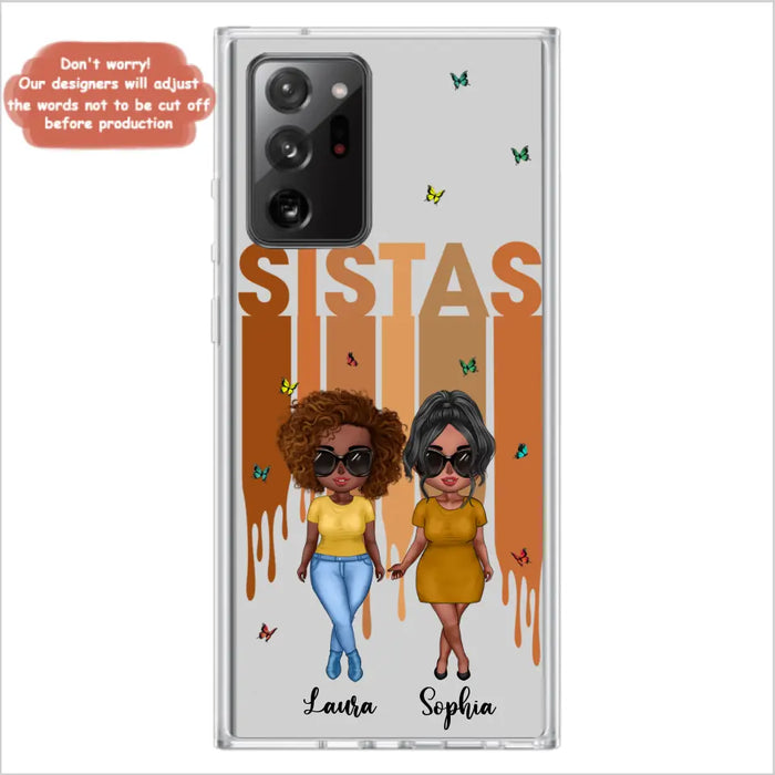Personalized Best Friends Phone Case - Up to 5 Girls - Gift Idea For Sisters/Besties - Case For iPhone/Samsung