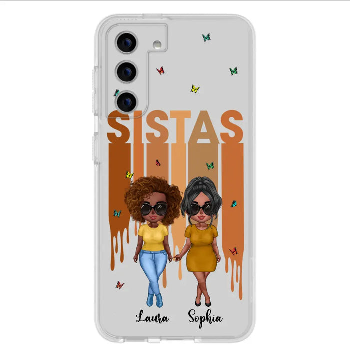 Personalized Best Friends Phone Case - Up to 5 Girls - Gift Idea For Sisters/Besties - Case For iPhone/Samsung
