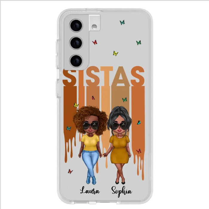 Personalized Best Friends Phone Case - Up to 5 Girls - Gift Idea For Sisters/Besties - Case For iPhone/Samsung