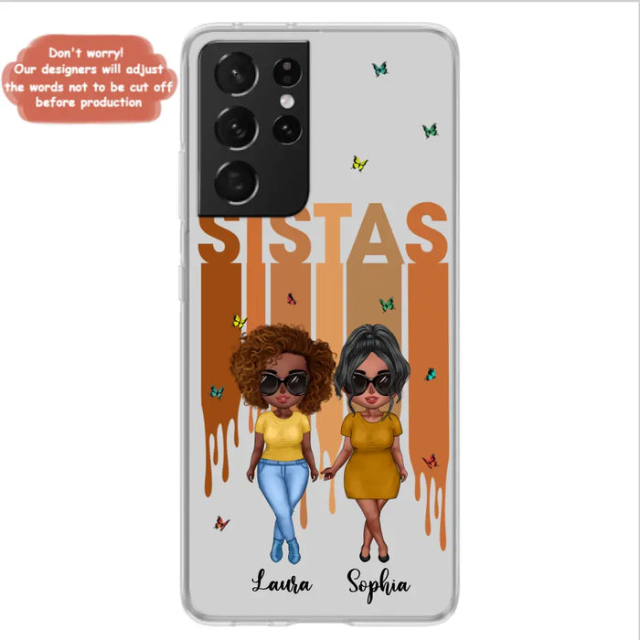 Personalized Best Friends Phone Case - Up to 5 Girls - Gift Idea For Sisters/Besties - Case For iPhone/Samsung