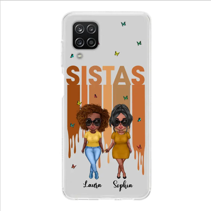 Personalized Best Friends Phone Case - Up to 5 Girls - Gift Idea For Sisters/Besties - Case For iPhone/Samsung