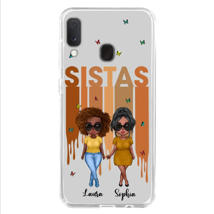 Personalized Best Friends Phone Case - Up to 5 Girls - Gift Idea For Sisters/Besties - Case For iPhone/Samsung
