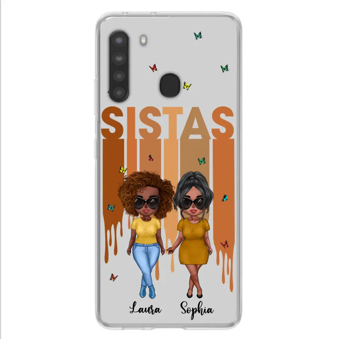 Personalized Best Friends Phone Case - Up to 5 Girls - Gift Idea For Sisters/Besties - Case For iPhone/Samsung