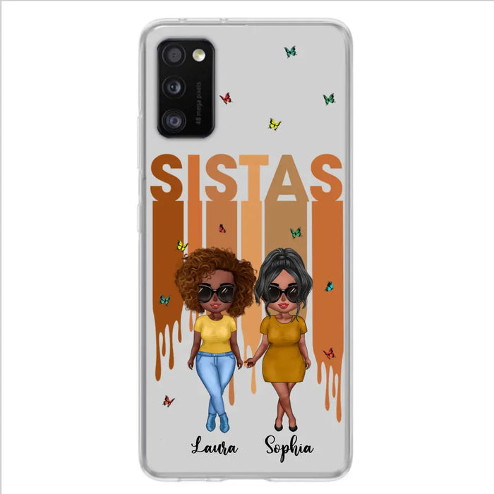 Personalized Best Friends Phone Case - Up to 5 Girls - Gift Idea For Sisters/Besties - Case For iPhone/Samsung