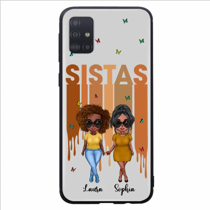 Personalized Best Friends Phone Case - Up to 5 Girls - Gift Idea For Sisters/Besties - Case For iPhone/Samsung