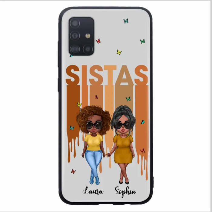 Personalized Best Friends Phone Case - Up to 5 Girls - Gift Idea For Sisters/Besties - Case For iPhone/Samsung