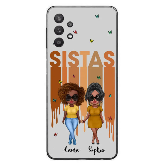 Personalized Best Friends Phone Case - Up to 5 Girls - Gift Idea For Sisters/Besties - Case For iPhone/Samsung