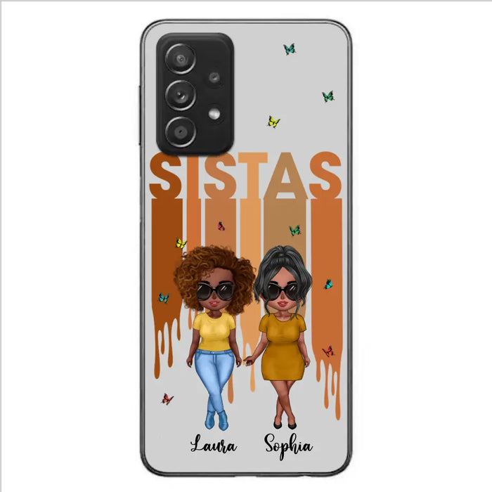 Personalized Best Friends Phone Case - Up to 5 Girls - Gift Idea For Sisters/Besties - Case For iPhone/Samsung