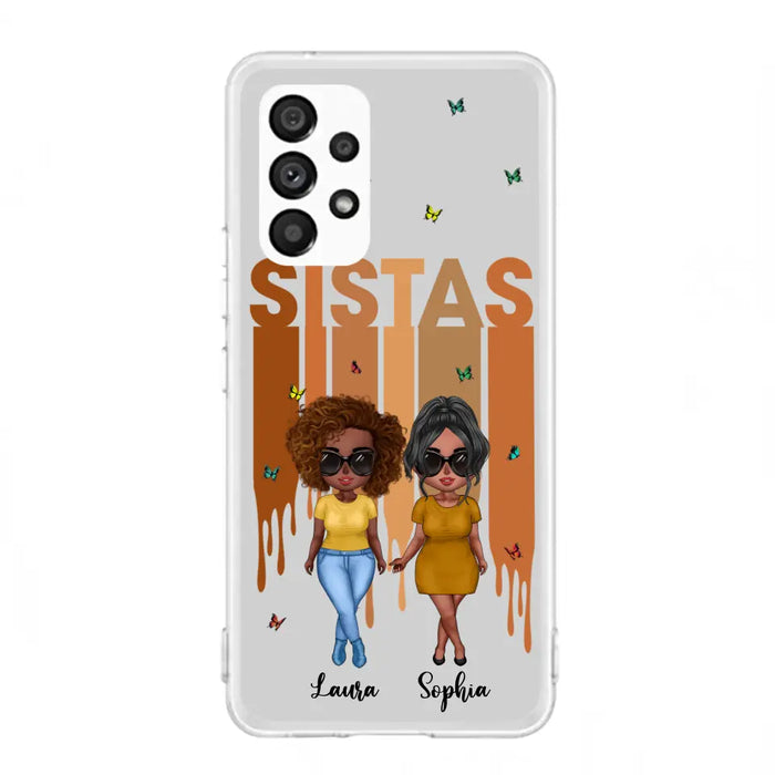 Personalized Best Friends Phone Case - Up to 5 Girls - Gift Idea For Sisters/Besties - Case For iPhone/Samsung