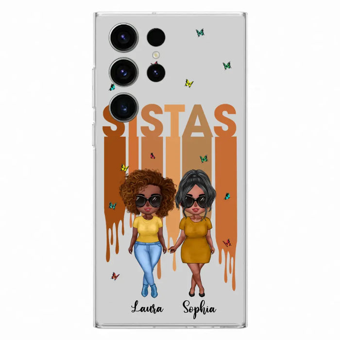 Personalized Best Friends Phone Case - Up to 5 Girls - Gift Idea For Sisters/Besties - Case For iPhone/Samsung