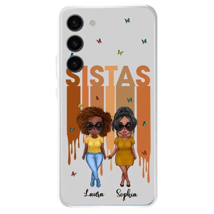Personalized Best Friends Phone Case - Up to 5 Girls - Gift Idea For Sisters/Besties - Case For iPhone/Samsung