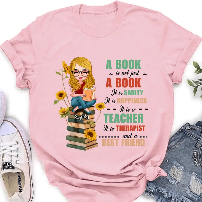 Personalized A Book Is Not Just A Book T-Shirt/Hoodie - Gift Idea For Reading Lover